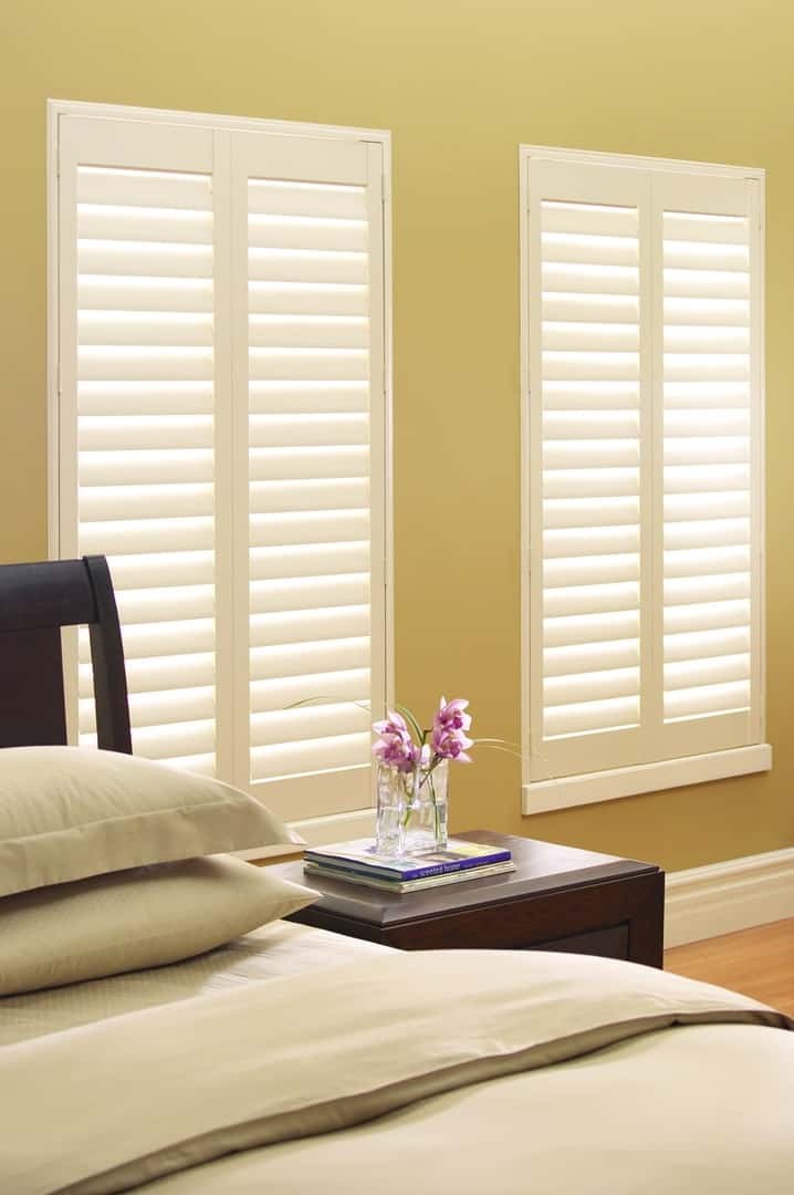 Bedroom Window Treatments for Homes near Greenville, South Carolina (SC) including Custom Motorized Shutters