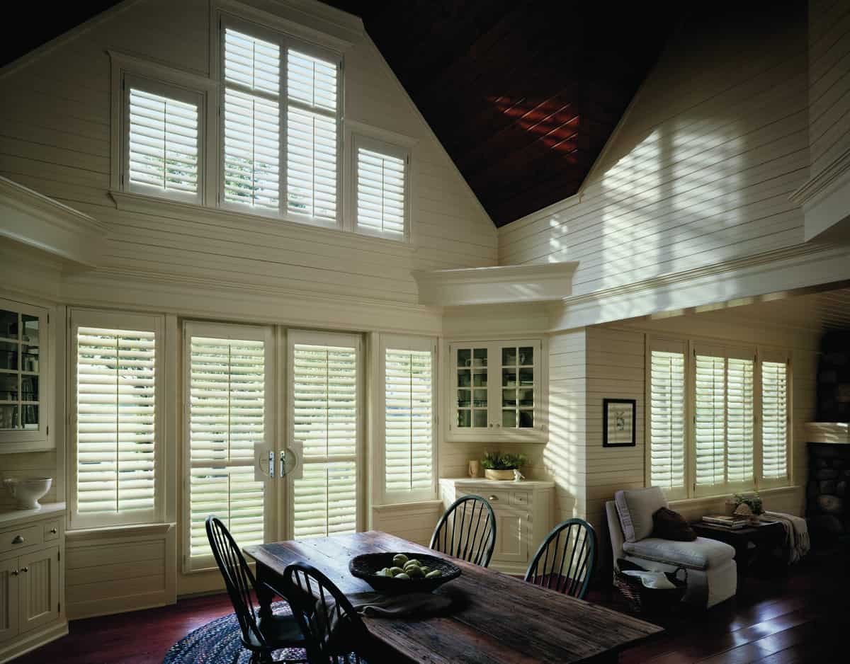 Heritance® Hardwood Shutters near Greenville, South Carolina (SC) and other Hunter Douglas window shutters