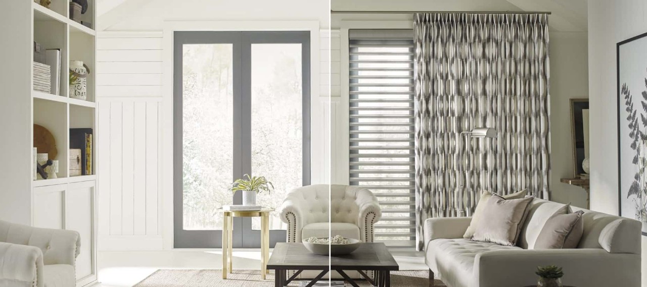 Hunter Douglas Design Studio™ Side Panels & Drapery introducing custom drapes near Greenville, South Carolina (SC).